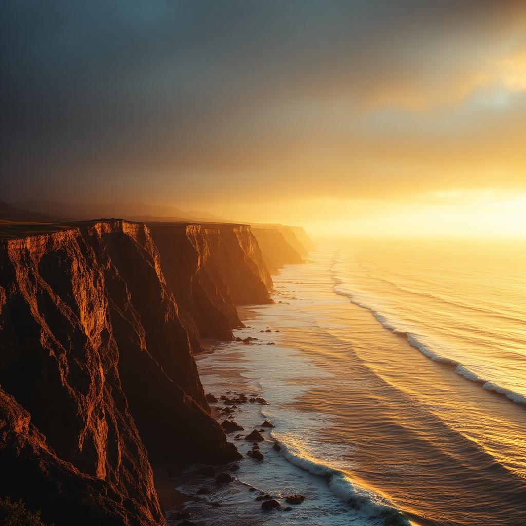 San Diego coastline at sunrise
